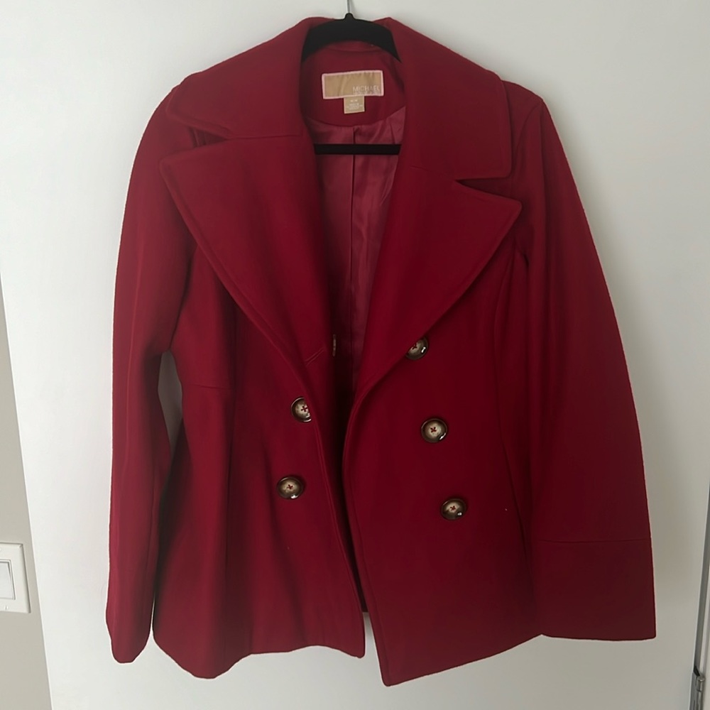 Michael Kors red jacket